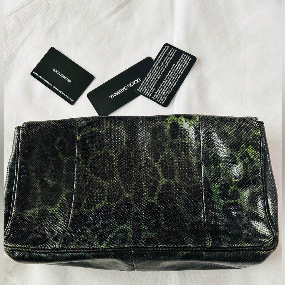 Dolce & Gabbana
Model Name: Pochette Karung Leo
Color Verdone - Picture 5 of 12